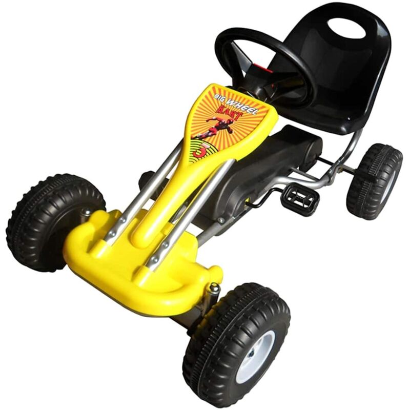 Pedal-Gokart Gelb Vidaxl
