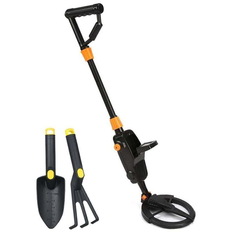 Gold Digger Schatzsucher Untergrund-Metalldetektor-Schatzsuchwerkzeug mit Sandschaufel und Kinderständer (mit Schaufel und Ständer),