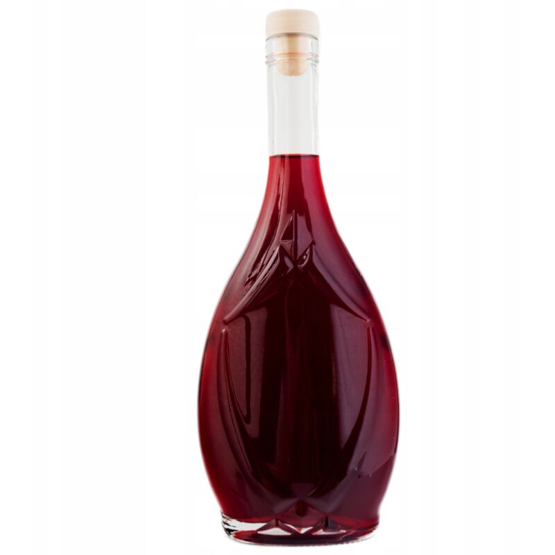 GRACJA-FLASCHE 500ML + KORKEN für Tinkturen, Wein, Likör, Alkohol, Sirup