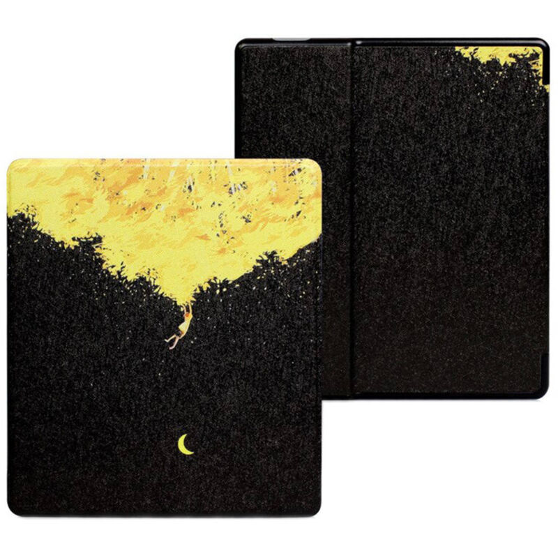 Grafische Smart-Hülle für Kindle Oasis 2019 (Kind und Baum)