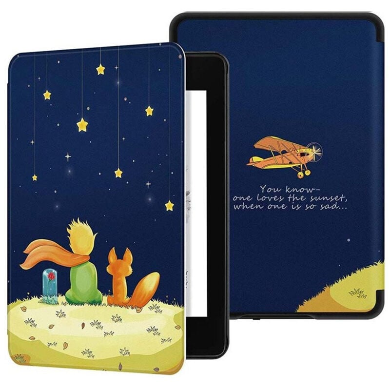 Grafische Smart-Hülle für Kindle Paperwhite 1/2/3 (Kind und Fuchs)