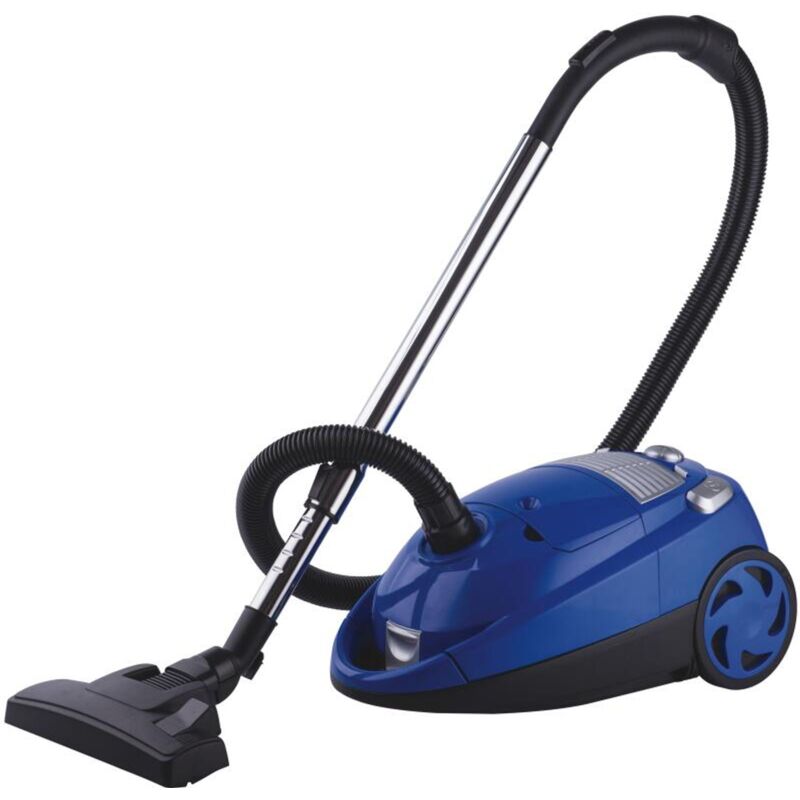 Bodenstaubsauger mit Beutel Blau Teppich Haushalt Wohnung Putzen Schmutz - Grafner