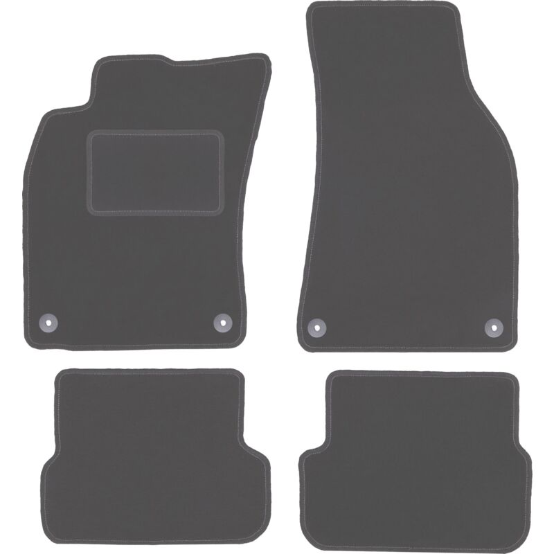 Graphit-Fußmatten für: Audi A6 C6 FL Limousine, Kombi, Avant (2006-2011)