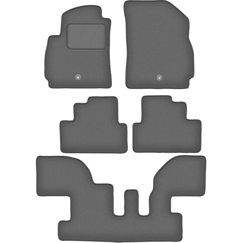 Graphit-Fußmatten für: Chevrolet Orlando I Minivan (2010-2018)