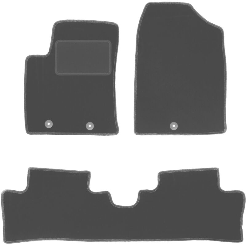 Graphit-Fußmatten für: Hyundai i10 II Fließheck (2013-)