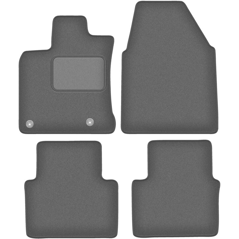 Graphit-Fußmatten für: Nissan Qashqai I J10 (breit) Crossover (2007-2013)