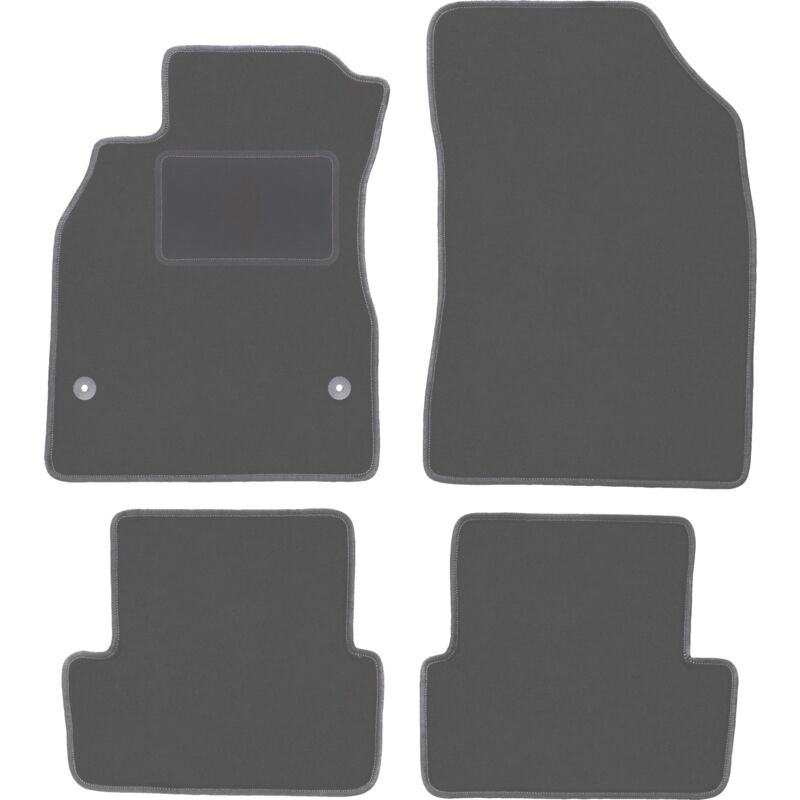 Graphit-Fußmatten für: Renault Fluence Limousine (2009-2016)