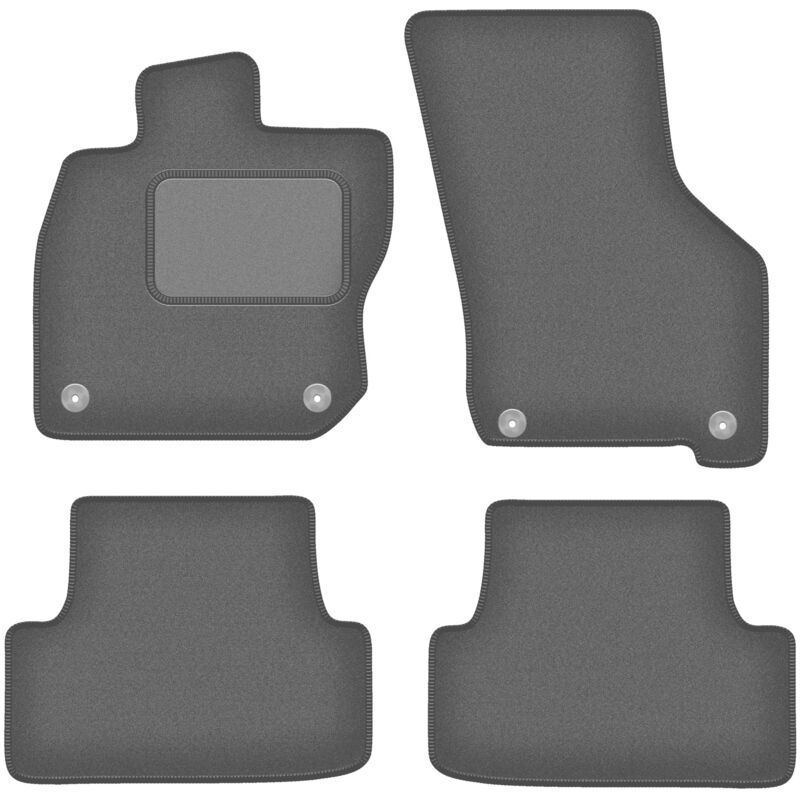 Graphit-Fußmatten für: Volkswagen Golf VIII eTSI alltrack, Schrägheck, Kombi, Variant (2020-)