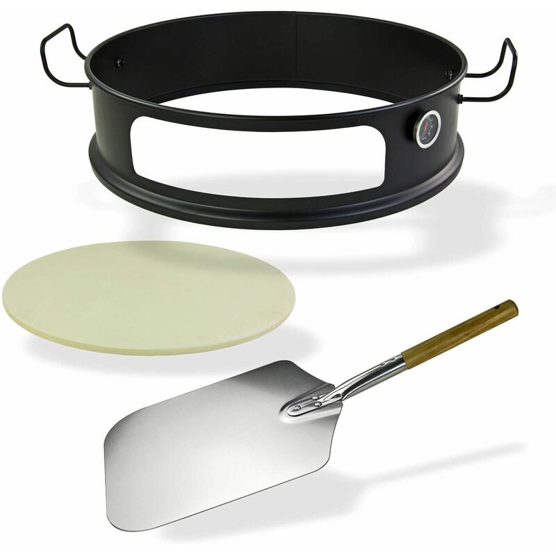 Dema - Grill Pizzaring / Pizzaofen Komplettpaket / Pizzaform / Backform für 57cm