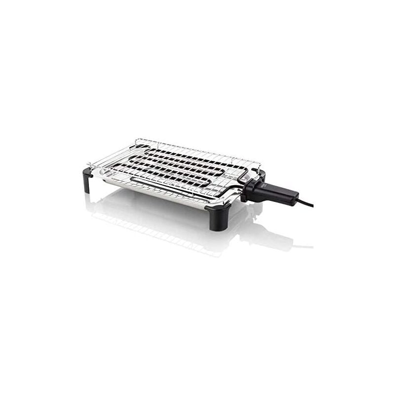 Grilie - Elektrogrill/Elektrogrillplatte 2000W, hitzebeständiger Griff, Tropfschale aus Edelstahl, bewegliches Heizelement zur einfachen Reinigung,