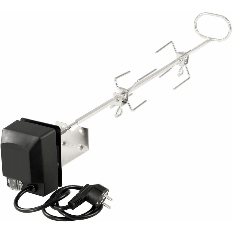 BBQ-Toro Grill- und Spießset für Ihren Weber Genesis Gasgrill mit Fleischnadeln, Motor, Motorhalter