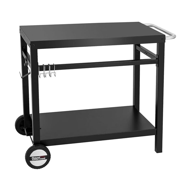 Grillwagen Grilltisch Outdoor Beistelltisch Garten Trolley Outdoorküche Multifunktioneller Arbeitstisch Werkbank für Outdoor bbq Servierwagen