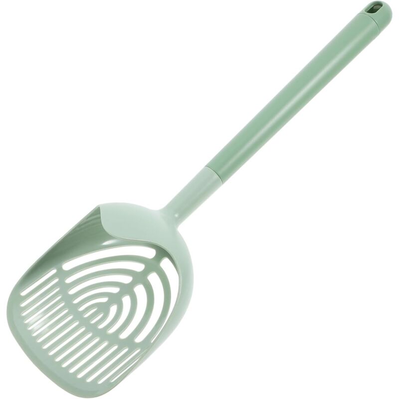 Große Katzenstreuschaufel mit langem, ergonomischem Griff aus ABS-Kunststoff zur effizienten Reinigung von Katzen- und Haustiertoiletten