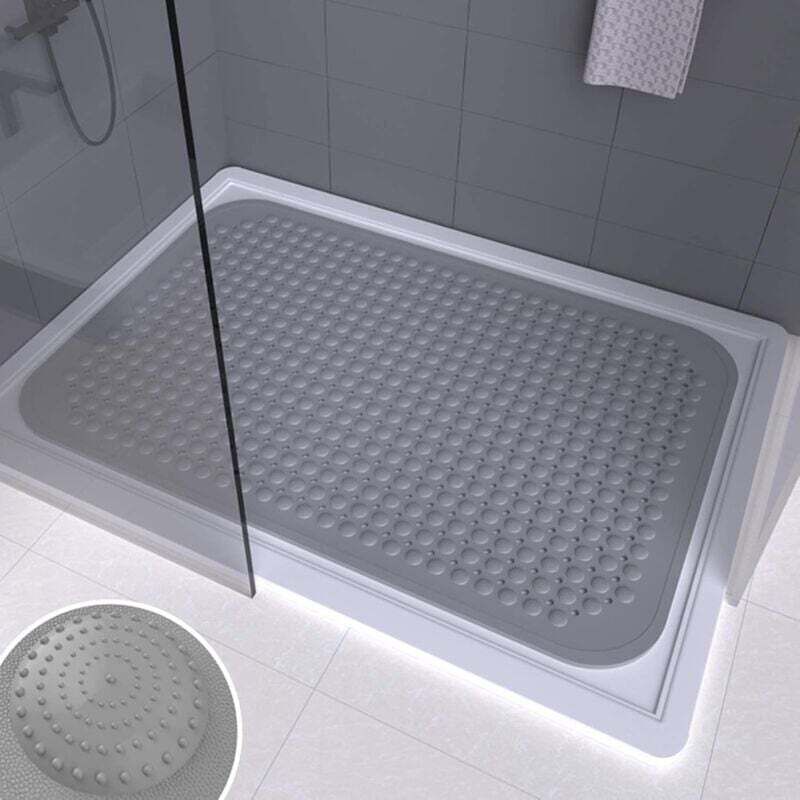 Große rechteckige Duschmatte, rutschfeste Duschmatte für den Haushalt, Badematte, WC-Fußmatte, PVC-Fußmassage-Badematte – 8858 cm