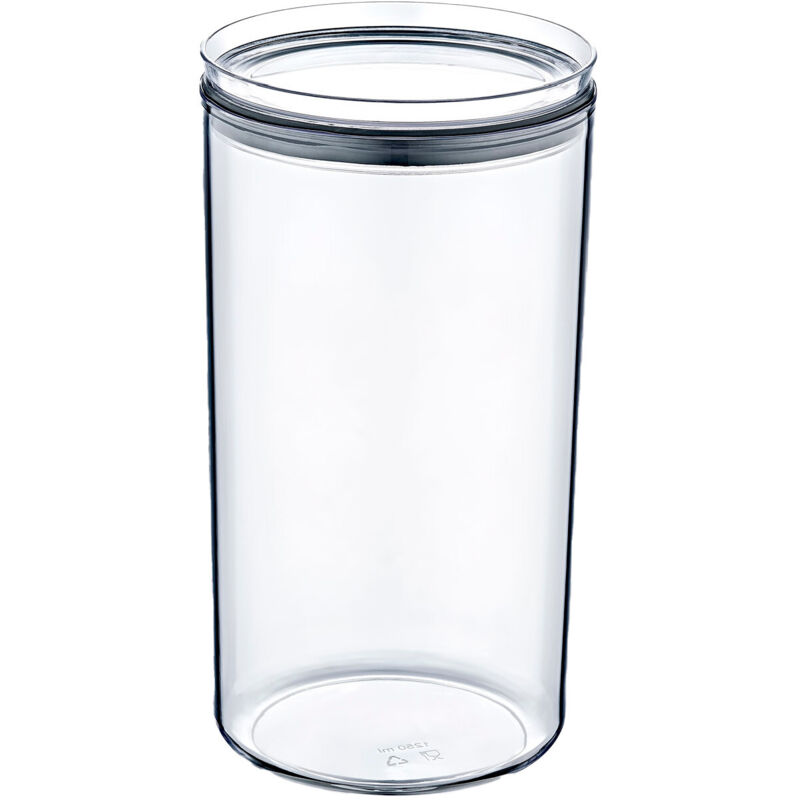 7h Seven House - Großer runder luftdichter Lebensmittelbehälter Ø10,5x19cm 7house