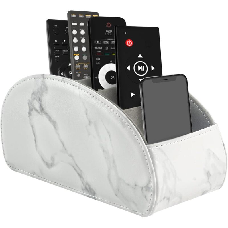 Großes Aufbewahrungsetui für Fernbedienungen mit 5 Fächern, kompatibel mit Fernbedienungen für Fernseher, DVD-Player, 4K- und Blu-ray-Player,