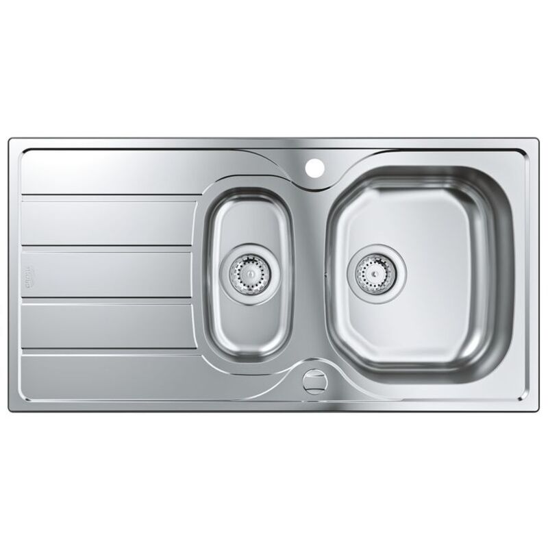 Abwäschen - Spülbecken K200, 97x50 cm, gebürsteter Edelstahl 31564SD1 - Grohe