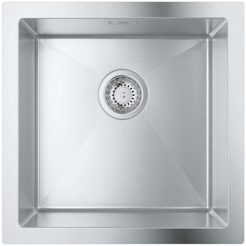 Abwäschen - Spülbecken K700 mit Ablauf, 46x46 cm, gebüsteter Edestahl 31578SD1 - Grohe
