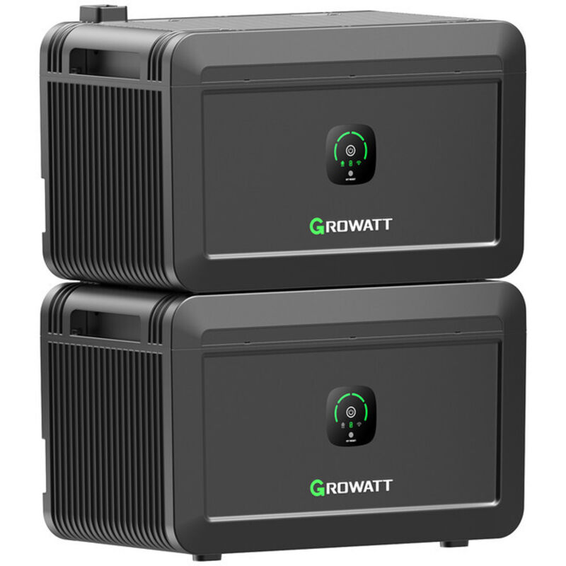 Growatt NOAH 2000,4096Wh Speicher für Balkonkraftwerk,Balkonkraftwerk Speicher mit 1800W PV-Eingangsleistung,IP66