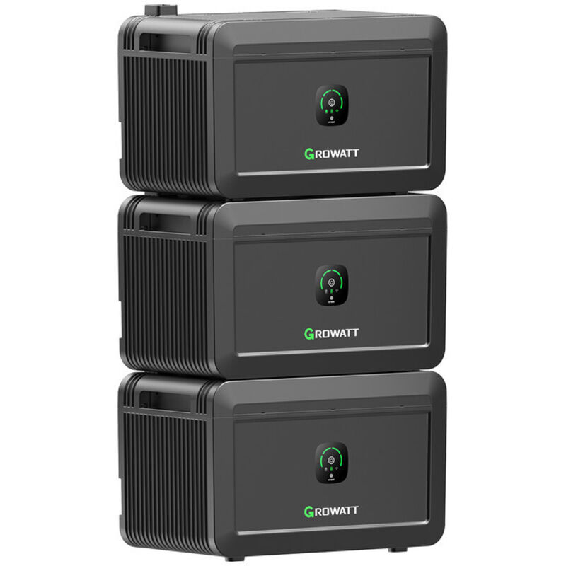 Growatt NOAH 2000,6144Wh Speicher für Balkonkraftwerk,Balkonkraftwerk Speicher mit 1800W PV-Eingangsleistung,IP66