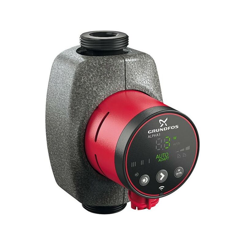 Grundfos - Heizungs-Umwälzpumpe Alpha 3 Autoadapt Regelung 180 mm Alpha 3 32-40 180 mm DN50