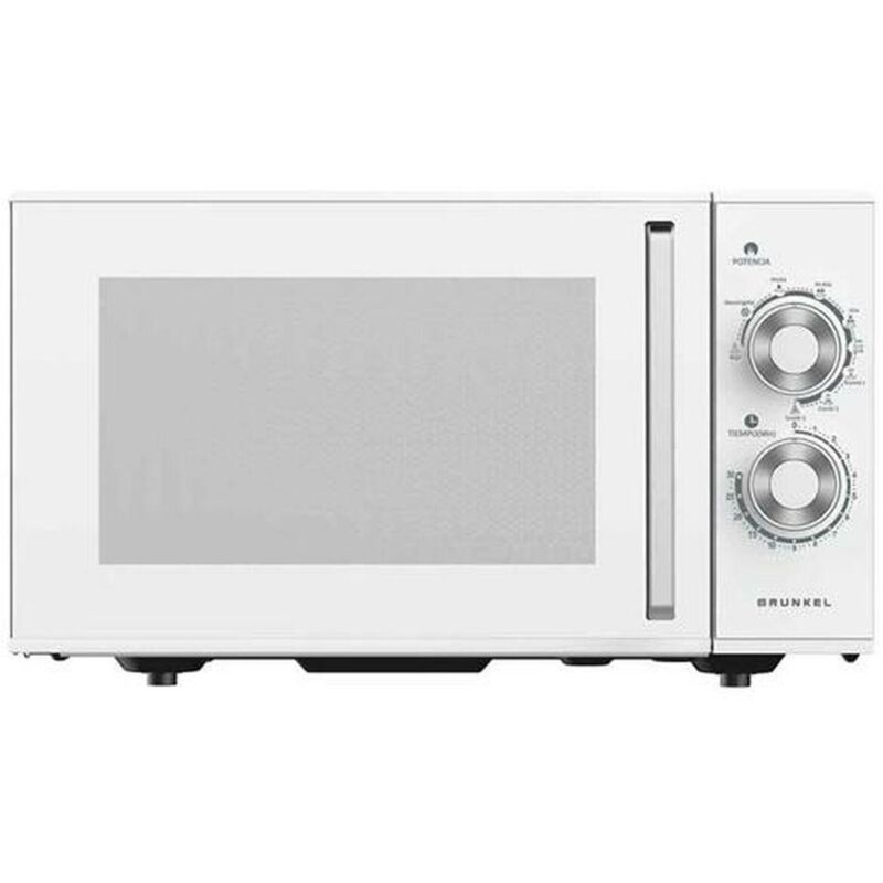 Mikrowelle mit/ohne Grill, 25 Liter, 900W + 1000W Grill 20MG 5-6 Stufen de Leistung, 3 Kombinationsmodi, Timer 30 min, Farbe White (mit Grill)