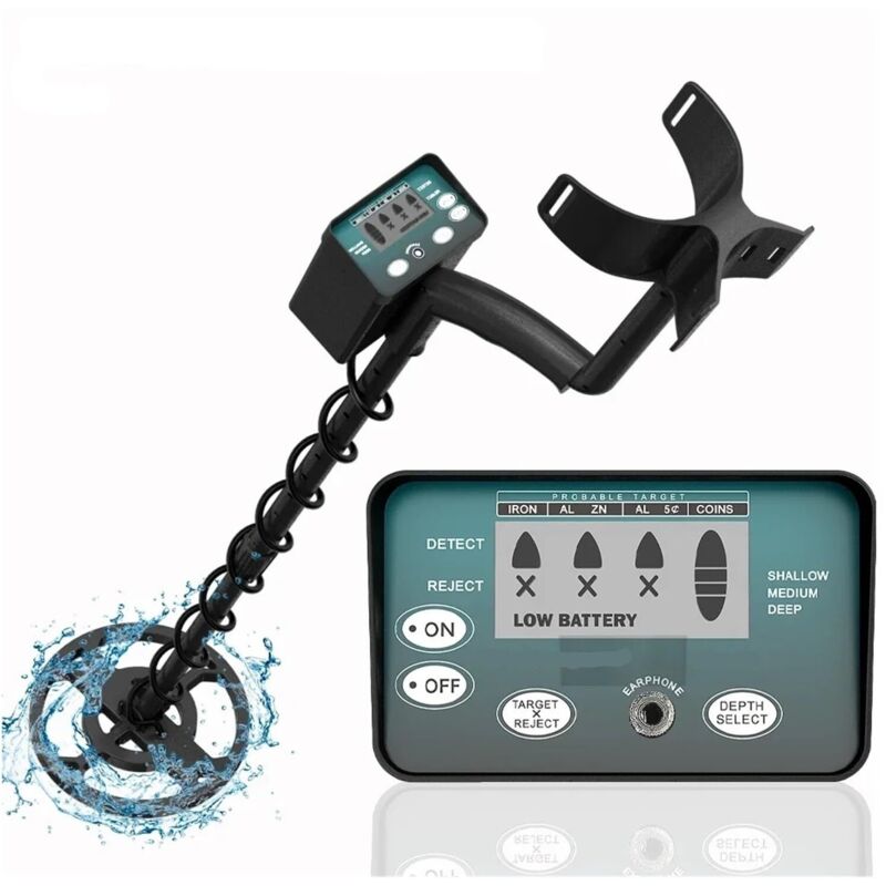 GT300 Metalldetektor, professioneller Untergrund-Metalldetektor, Goldfinder, IP68 wasserdicht
