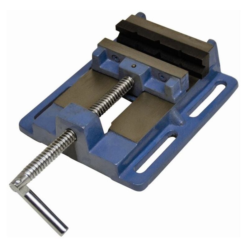 Güde - Guss Maschinenschraubstock Schraubstock 100mm Tischschraubstock Bohrmaschine