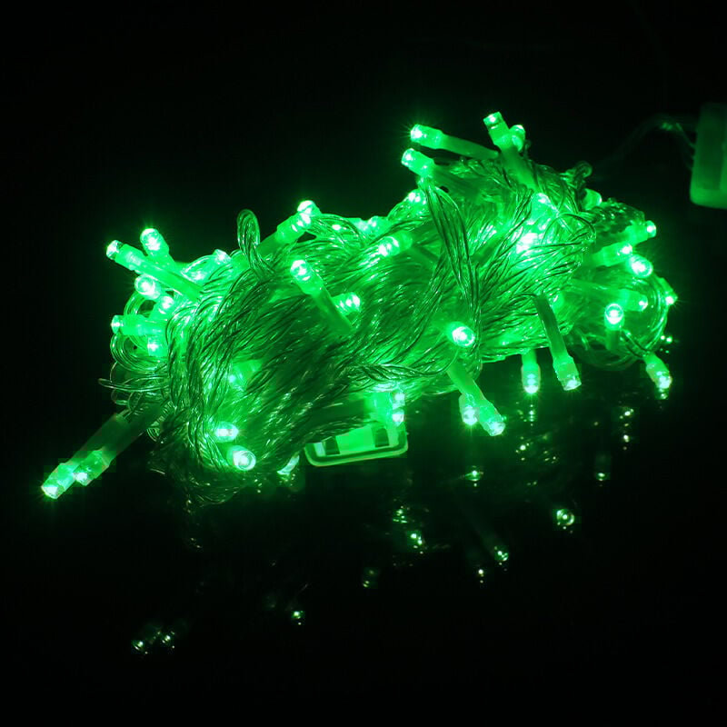 LED-Lichterkette, Blinkende Lichterkette, Deko-Lichterkette, Kleine Laternen, Schleierkraut, Weihnachtsbeleuchtung (20 Meter, Plug-in-Modell 200