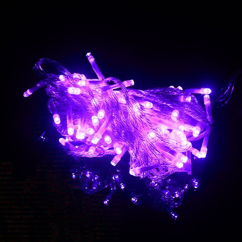 LED-Lichterkette, blinkende Lichterkette, dekorative Lichterkette, kleine Laternen, Schleierkraut, Weihnachtsbeleuchtung (batteriebetriebenes Modell,