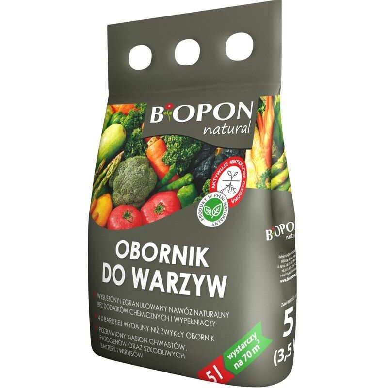 BIOPON Granulierter Dünger für Gemüse 5L