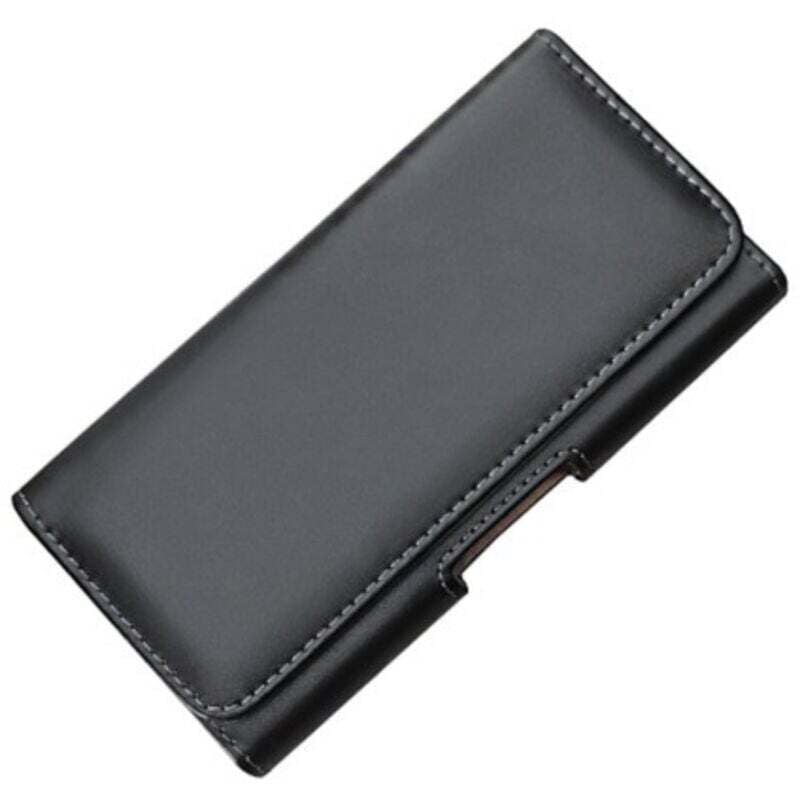 Gürteltasche aus Leder für Mobiltelefone für Senioren, Smartphone, Mobiltelefon mit Gürtel – horizontale Abdeckung 4,5 Zoll (14,0 x 6,5 x 2,7).