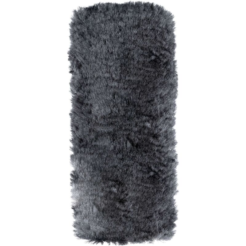 Walser - Gurtpolster Lammfell Millie Lammfell, 25 mm schwarz - 2 pcs.