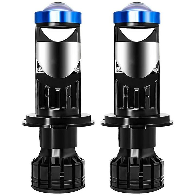 Woosien - H7 Mini P5 Objektiv Led Objektiv Strahl 6000k Weißes Licht Dc9-36v Scheinwerfer 35w Auto Lampe