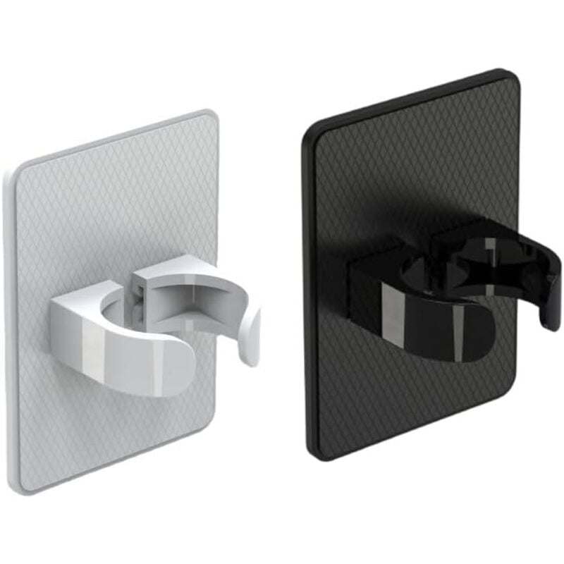 Haarbürstenhalter – Selbstklebender Wandorganizer, kein Bohren erforderlich, für Lockenstab und Haarkamm – 2 Stück