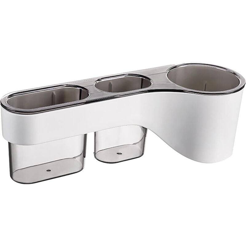 Haartrockner-Halter, inklusive Glätteisen-Organizer und Haartrockner-Aufbewahrung, wandmontiertes Haartrockner-Aufbewahrungsregal, leicht und