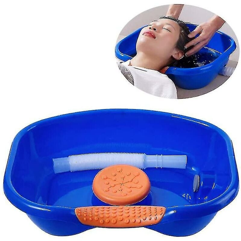 Haarwaschbecken, Haarwäsche im Bett, Haarwaschbecken, tragbares Shampoo-Schüssel-Tablett zur Verwendung im Bett zum Haarwaschen, Haarschneiden und