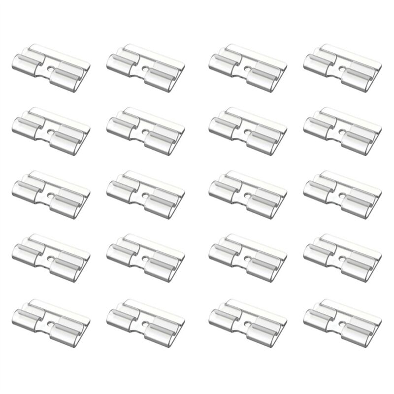 Tlily - Haken für Lichterketten-Clips im Freien, 20 Stück, robuster Lichthaken