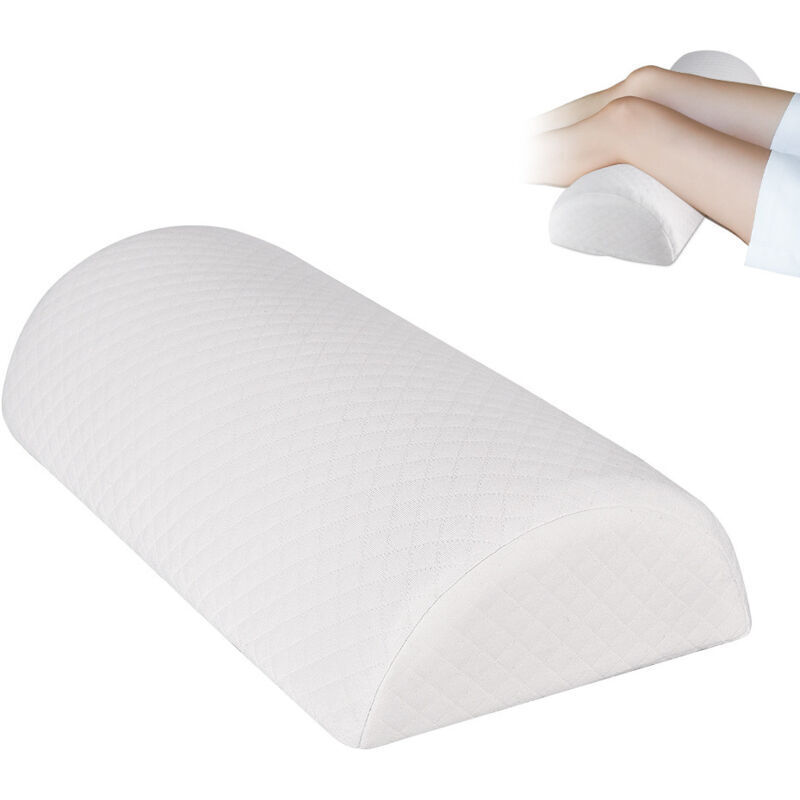Halbmondförmiges Schaumstoffkissen – Stillkissen für Nacken, Beine, Knie und Knöchel – Bequeme orthopädische Unterstützung zum Schlafen, Reisen und