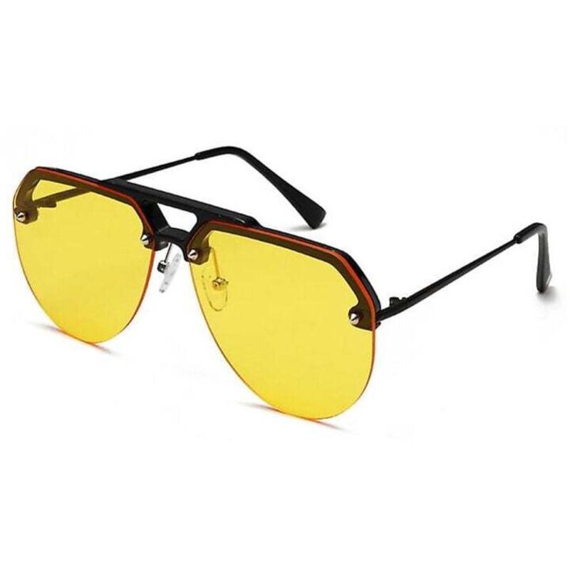 Halbrand-Sonnenbrillen für Autofahrer, geeignet für Damen und Herren, die 100 % der UV-Strahlen blockieren