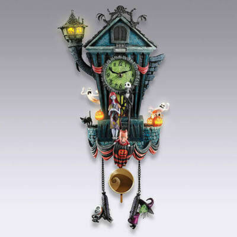 Halloween-Wanduhr, Halloween-Dekoration (1 Stück)