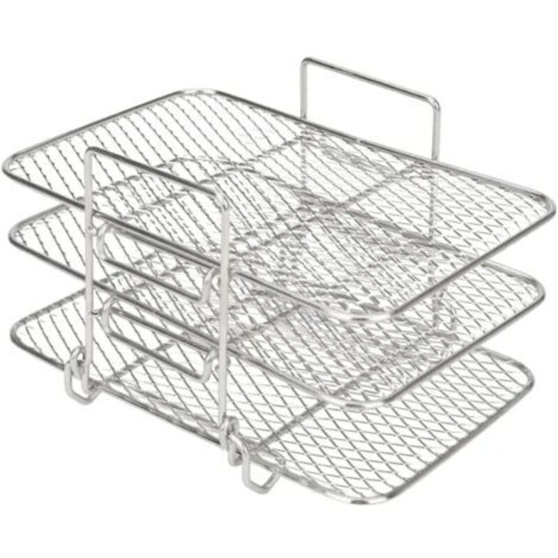 Halterung für Ninja Dual Air Fryer – Hergestellt aus Edelstahl 304 – Vielseitiges Zubehör, kompatibel mit Ninja DZ201 / DZ401 / AF300UK / AF400UK