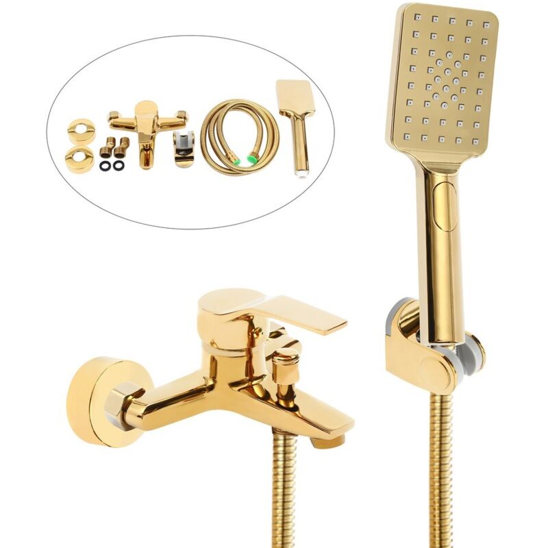 Handbrause-Set Duscharmatur für Badewanne Badewannenarmatur Duschset für Badewanne