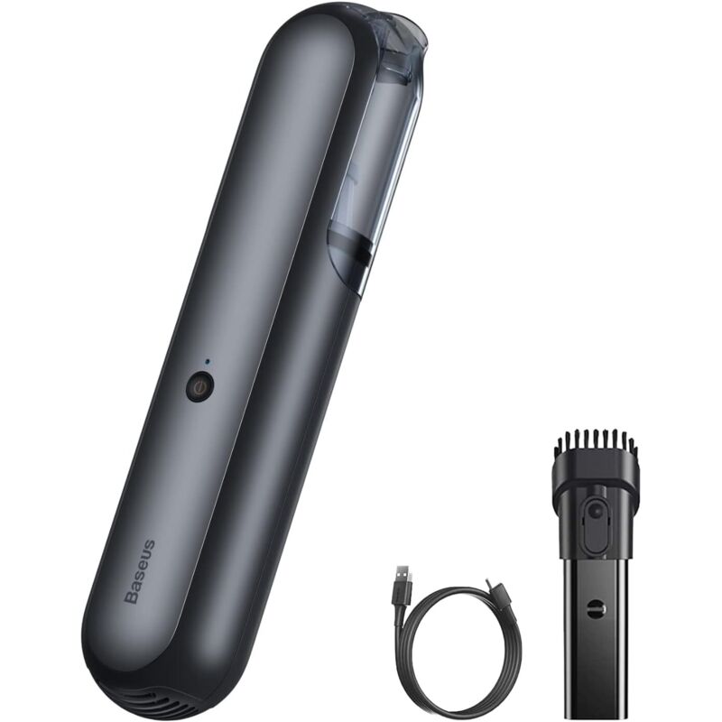 ZVD - Handheld Vacuum Cleaner, Cordless Car Vacuum Cleaner with 2000mAh Li-ION Rechargeable Battery, led Light, 25 Mins Working Time for Home, Car