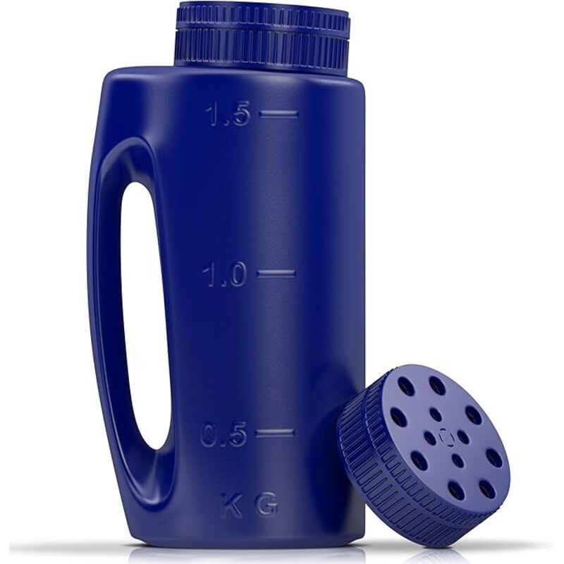 Handliches Gerät mit verstellbarer Öffnungsgröße, ideal für Dünger, Grassamen, Streusalz, Insektenschutzmittel und vieles mehr. Inklusive