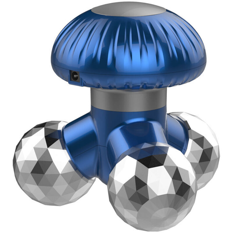 Handliches Mini-Massagegerät, leises Vibrationsmassagegerät mit 3 Massageköpfen, batterie- oder USB-betrieben, Vibrationsmassagegerät zur Linderung