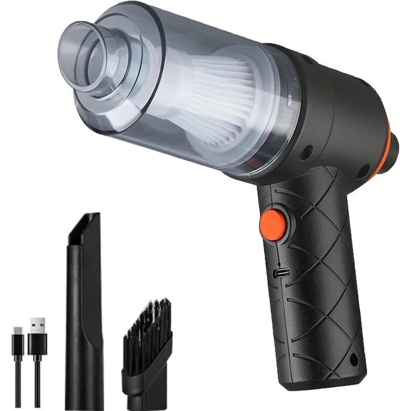 Handstaubsauger fürs Auto, Druckluftstaubsauger, Hochleistungsstaubsauger, tragbarer, kabelloser Handstaubsauger, leicht