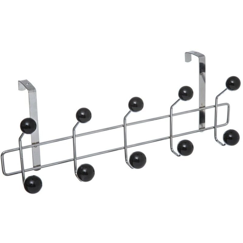 5five Simply Smart - Handtuchhalter, 10 Haken, 5five Simple Smart, schwarz - 5five Simple Smart