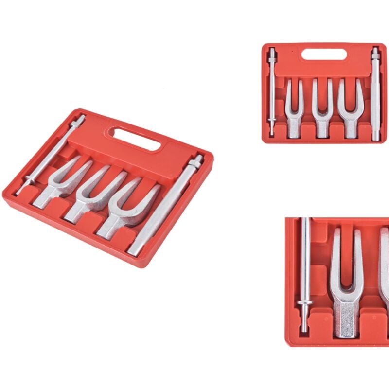 Vidaxl - Kugelgelenk-Abzieher 17/23/28 mm für Autoservices - Kugelgelenk-Abzieher - Autowerkzeug - Autoreparatur - Werkzeugset - Gabelsatz