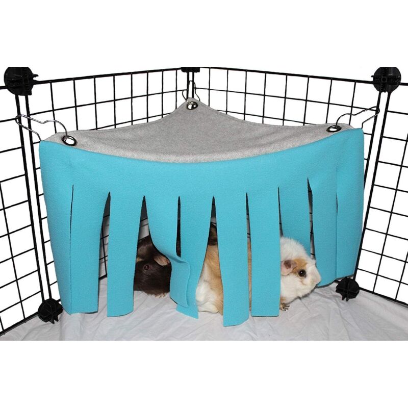 Hängemattenzelt für Kleintiere: Zubehör für Hamsterkäfige, Nestbett für Meerschweinchen, Chinchillas, Igel, Ratten, Eichhörnchen, Frettchen,